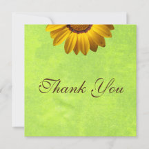 Gele bloemen op Abstract Groen Monogram