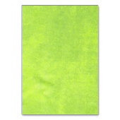 Gele Bloemen op Abstracte Groene Bruiloft Kaart (Achterkant)