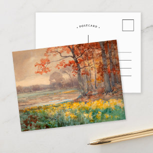 Gele bloemen op een grijze dag   Julian Onderdonk Briefkaart