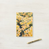 Gele Bloemen Post-it® Notes (Op bureau)