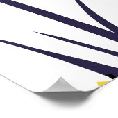 Gele bloemen poster (Hoek)