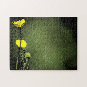 Gele Bloemen Puzzel