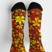 Gele Bloemen Sokken (Top)