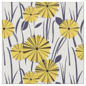 Gele bloemen stof (Close Up)