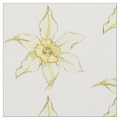 Gele bloemen stof (Close Up)