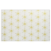 Gele bloemen stof (Fat Quarter)