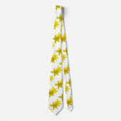 Gele bloemen stropdas (Voorkant)