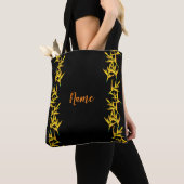 Gele bloemen tote bag (Dichtbij)