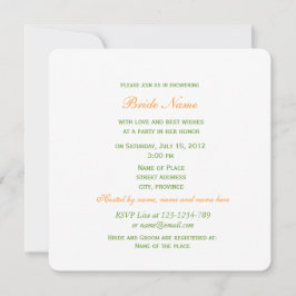  gele bloemen vrijgezellenfeest kaart