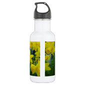 Gele Bloemen Waterfles (Achterkant)