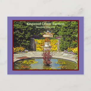 Gele bloemen/Zee van goud/kingwood Center Briefkaart