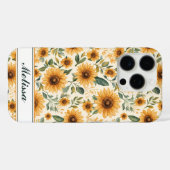 Gele bloemen Zonnebloemen Case-Mate iPhone Case (Achterkant (horizontaal))