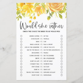 Gele bloemen zouden een Vrijgezellenfeest zijn