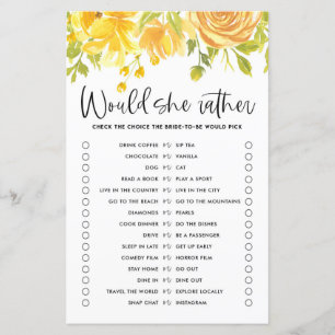 Gele bloemen zouden een Vrijgezellenfeest zijn