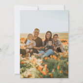 Gele bloemendeur We hebben verplaatst Foto Verplaa Aankondiging (Achterkant)