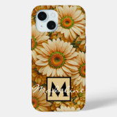 Gele bloemengele zonnebloem gele madeliefjes Case-Mate iPhone case (Achterkant)
