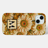 Gele bloemengele zonnebloem gele madeliefjes Case-Mate iPhone case (Achterkant (horizontaal))