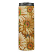 Gele bloemengele zonnebloem gele madeliefjes thermosbeker (Achterkant)