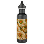 Gele bloemengele zonnebloem gele madeliefjes waterfles (Rechts)