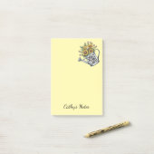 Gele bloemengieter Gekte Plantendame Post-it® Notes (Op bureau)