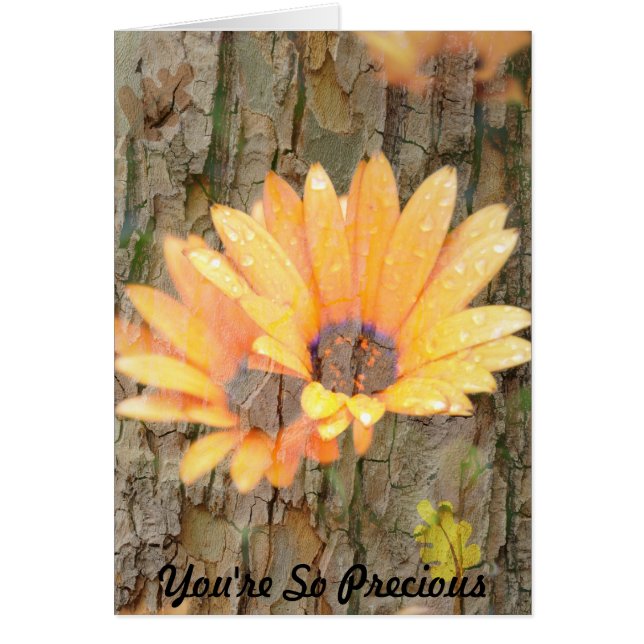 Gele bloemenschors edel (Voorkant)