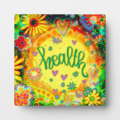  gele bloementelefoon Inspirivity Health Fotoplaat (Voorkant)