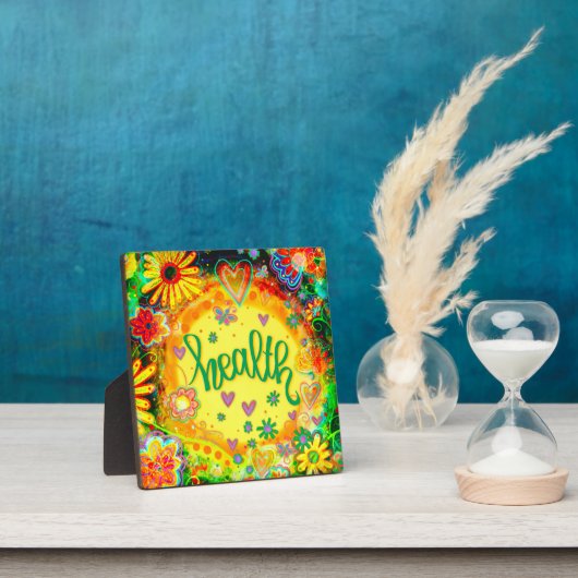  gele bloementelefoon Inspirivity Health Fotoplaat (Insitu)