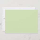 Gele bloemenvlinder planten verjaardag kaart (Achterkant)