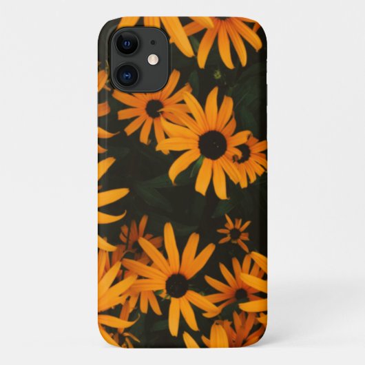 Gele bloemige esthetiek Case-Mate iPhone case (Achterkant)