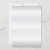 Gele bloemige uitnodiging om te eten, drinken en t (Achterkant)