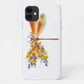 gele bloemlibel Case-Mate iPhone case (Achterkant)