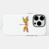 gele bloemlibel Case-Mate iPhone case (Achterkant (horizontaal))