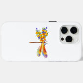 gele bloemlibel Case-Mate iPhone case (Achterkant (horizontaal))