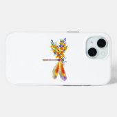 gele bloemlibel Case-Mate iPhone case (Achterkant (horizontaal))