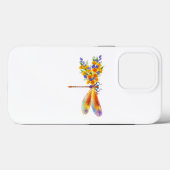 gele bloemlibel Case-Mate iPhone case (Achterkant (horizontaal))