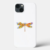 gele bloemlibel Case-Mate iPhone case (Achterkant)