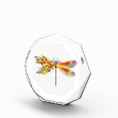 gele bloemlibel fotoblokken (Rechts)