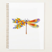 gele bloemlibel planner (Voorkant)