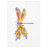 gele bloemlibel tafelkleed (Voorkant)