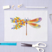 gele bloemlibel tissuepapier (Craft)