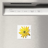 gele bloemmagneet magneet (Insitu (Vaatwasser))