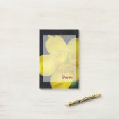 Gele bloemnaam Post-it Notities Post-it® Notes (Op bureau)