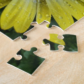 gele bloempuzzel legpuzzel (Zijkant)