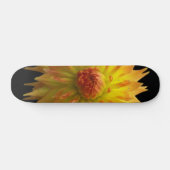 Gele bloemskateboard skateboard (Horizontaal)