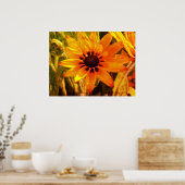 Gele Bloesem Foto Waarde Poster Papier (Keuken)