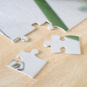 Gele bloesem, onkruidachtige puzzel legpuzzel (Zijkant)