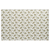 gele bloesems Engels Floral Pattern Stof (Fat Quarter)
