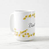 Gele Bloesems Koffiemok (Voorkant links)