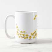 Gele Bloesems Koffiemok (Links)
