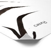 Gele bloeskunst Afdrukken Poster (Hoek)